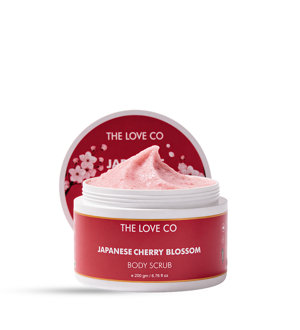 Japanese Cherry Blossom Body Scrub - The Love Co