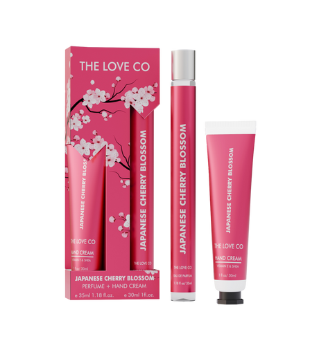 Japanese Cherry Blossom Hand Cream & Perfume Gift Set