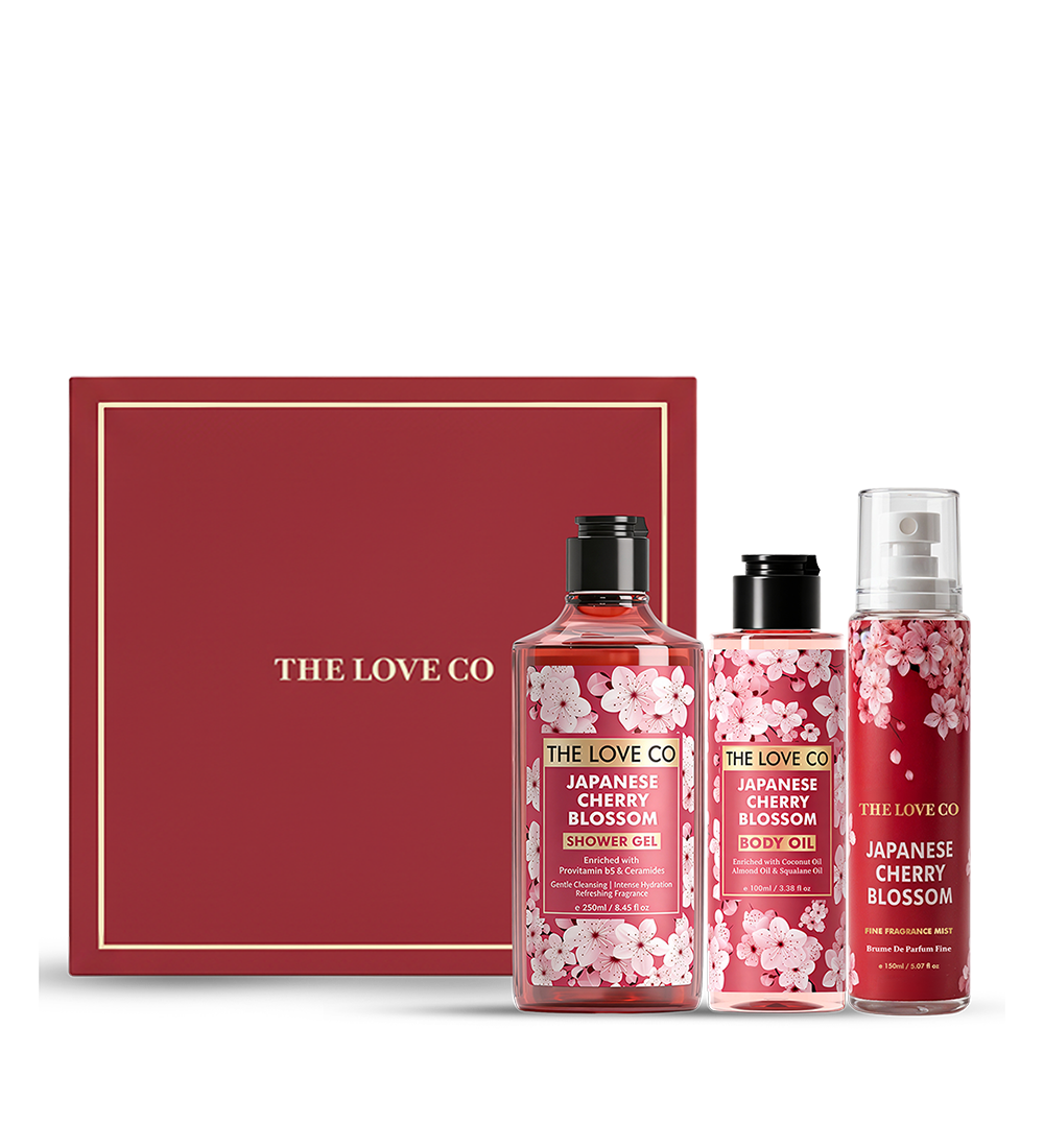 Japanese Cherry Blossom Gift Box Trio - The Love Co