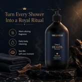 King of Hearts Shower Gel — Oud, Cedarwood, Amber – view 2 | The Love Co
