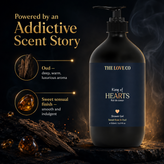 King of Hearts Shower Gel — Oud, Cedarwood, Amber – view 4 | The Love Co