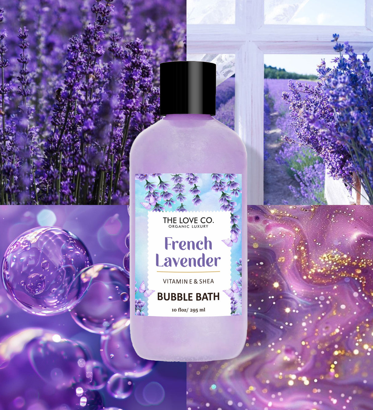 lavender bubble bath The Love Co