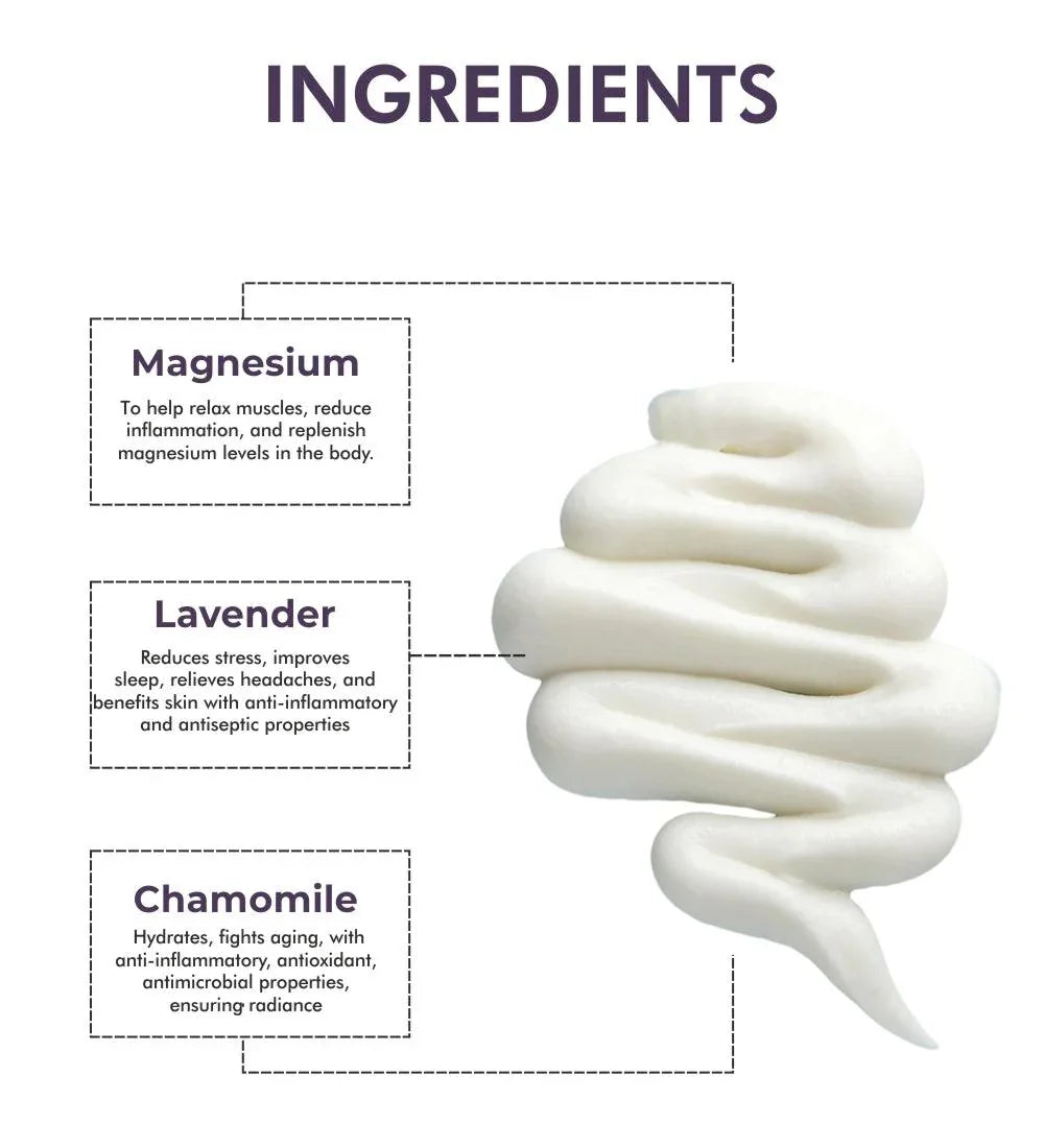 Magnesium Sleep Body Lotion lifestyle — apply before bed for better sleep India — The Love Co