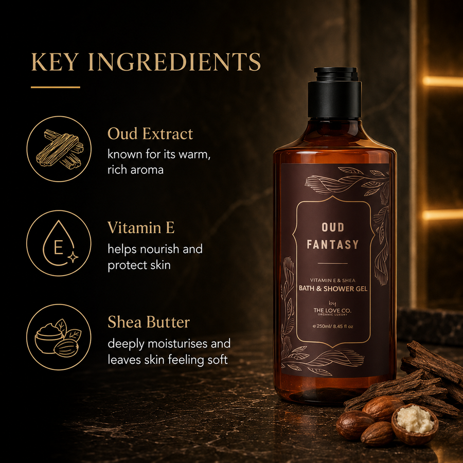 Oud Fantasy Body Wash — Bright Lime + Oud – view 3 | The Love Co