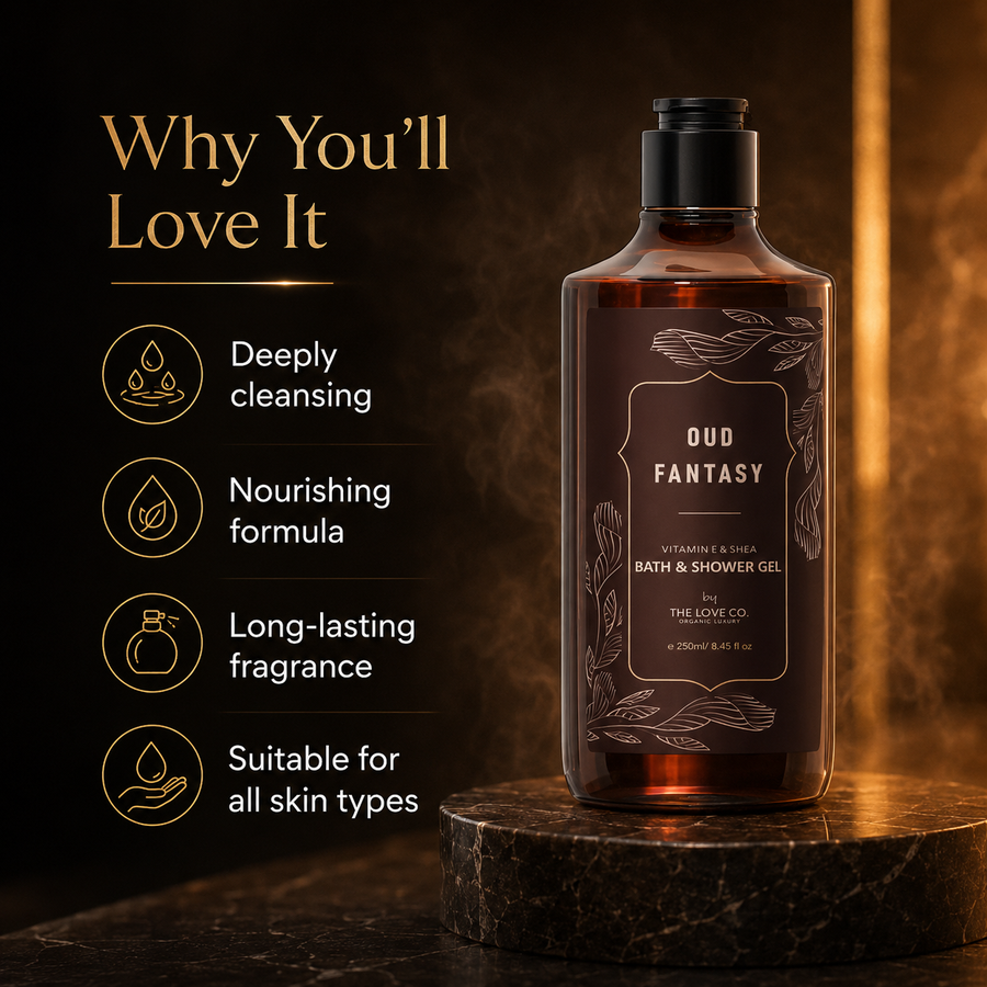 Oud Fantasy Body Wash — Bright Lime + Oud – view 4 | The Love Co