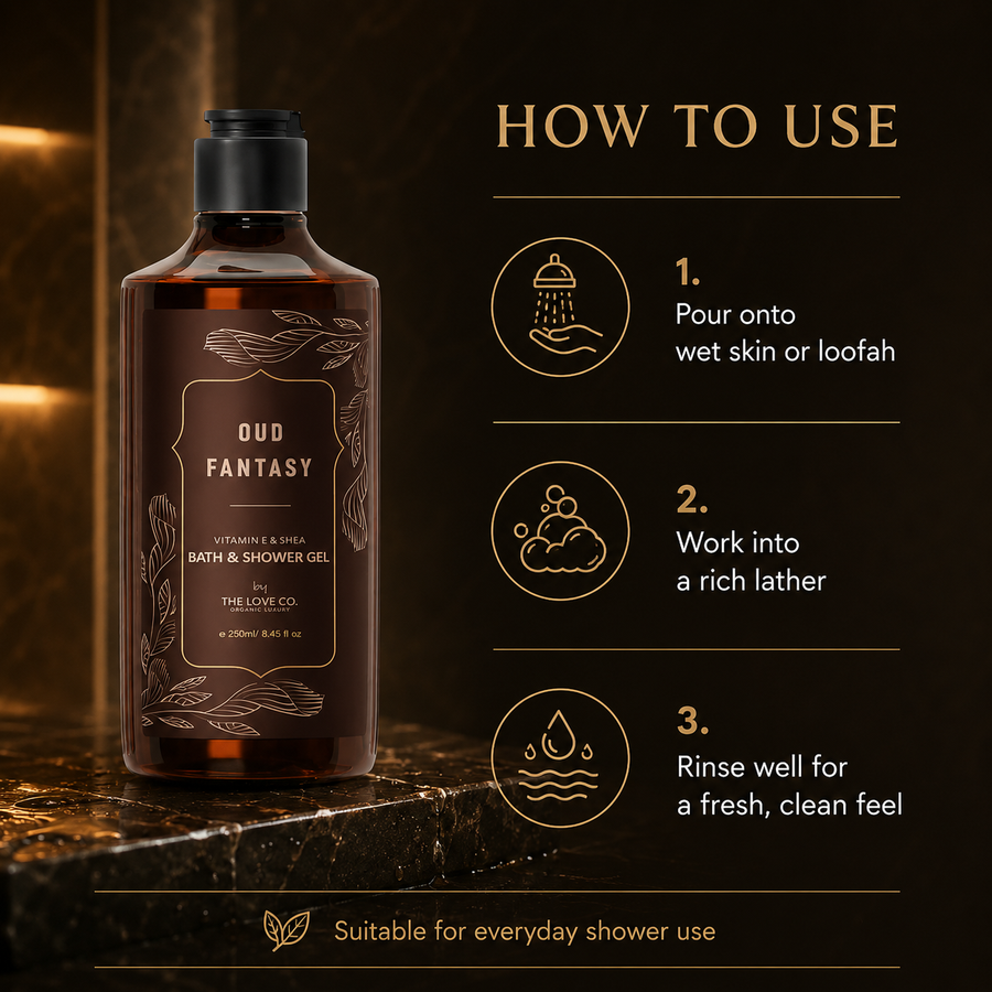 Oud Fantasy Body Wash — Bright Lime + Oud – view 5 | The Love Co