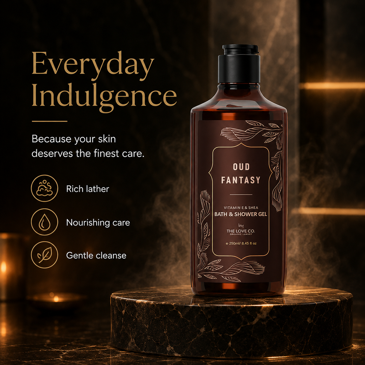 Oud Fantasy Body Wash — Bright Lime + Oud – view 8 | The Love Co