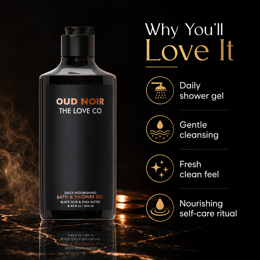 Oud Noir Body Wash — Night-Out Citrus Oud – view 3 | The Love Co