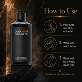 Oud Noir Body Wash — Night-Out Citrus Oud – view 4 | The Love Co