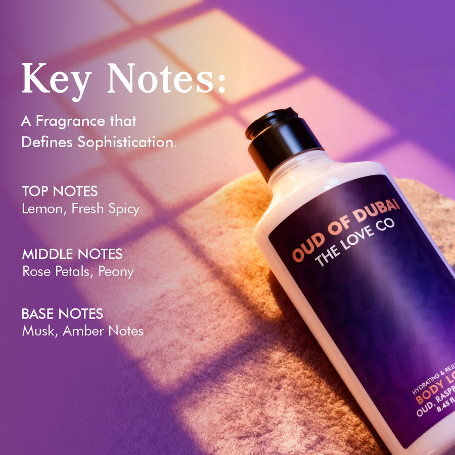 Oud Of Dubai Body Lotion — The Love Co fragrance-led body care