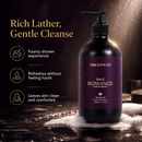 Oud of Romance Shower Gel — Rose + Amber Oud, Evening Ritual – view 5 | The Love Co