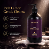 Oud of Romance Shower Gel — Rose + Amber Oud, Evening Ritual – view 5 | The Love Co