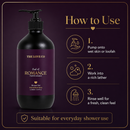 Oud of Romance Shower Gel — Rose + Amber Oud, Evening Ritual – view 6 | The Love Co