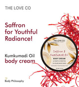 Saffron & Kumkumadi Oil Body Cream - The Love Co