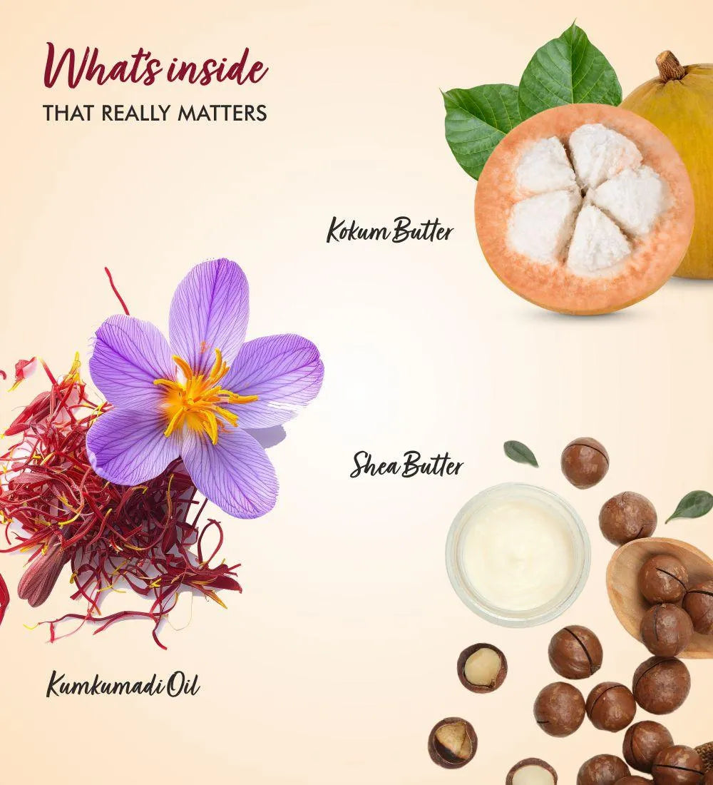 Saffron & Kumkumadi Oil Body Cream — texture and consistency