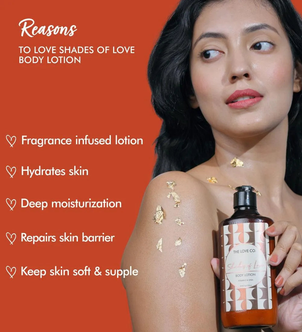 Shades of Love Body Lotion — texture and consistency