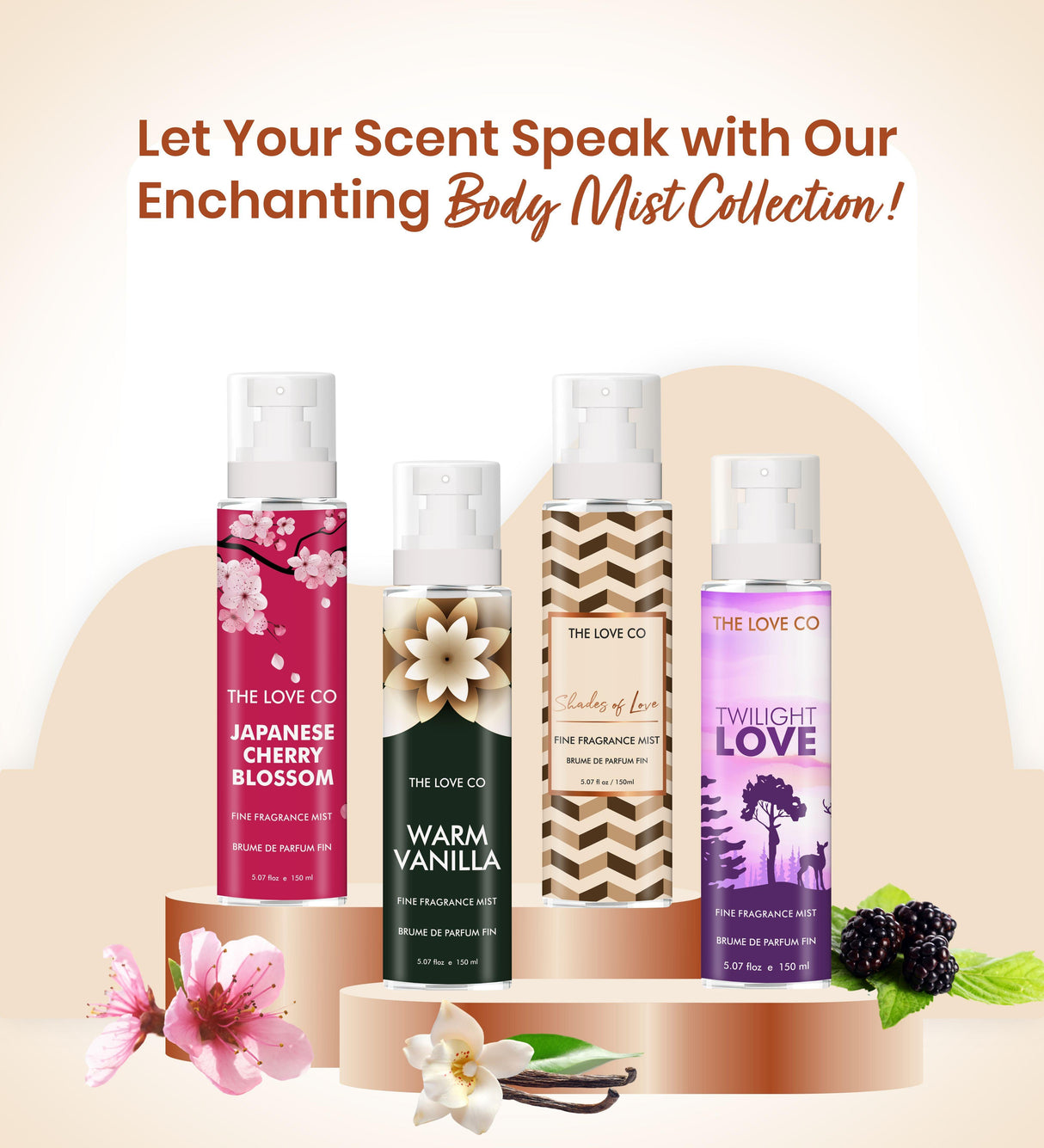 Shades of Love Body Mist - The Love Co