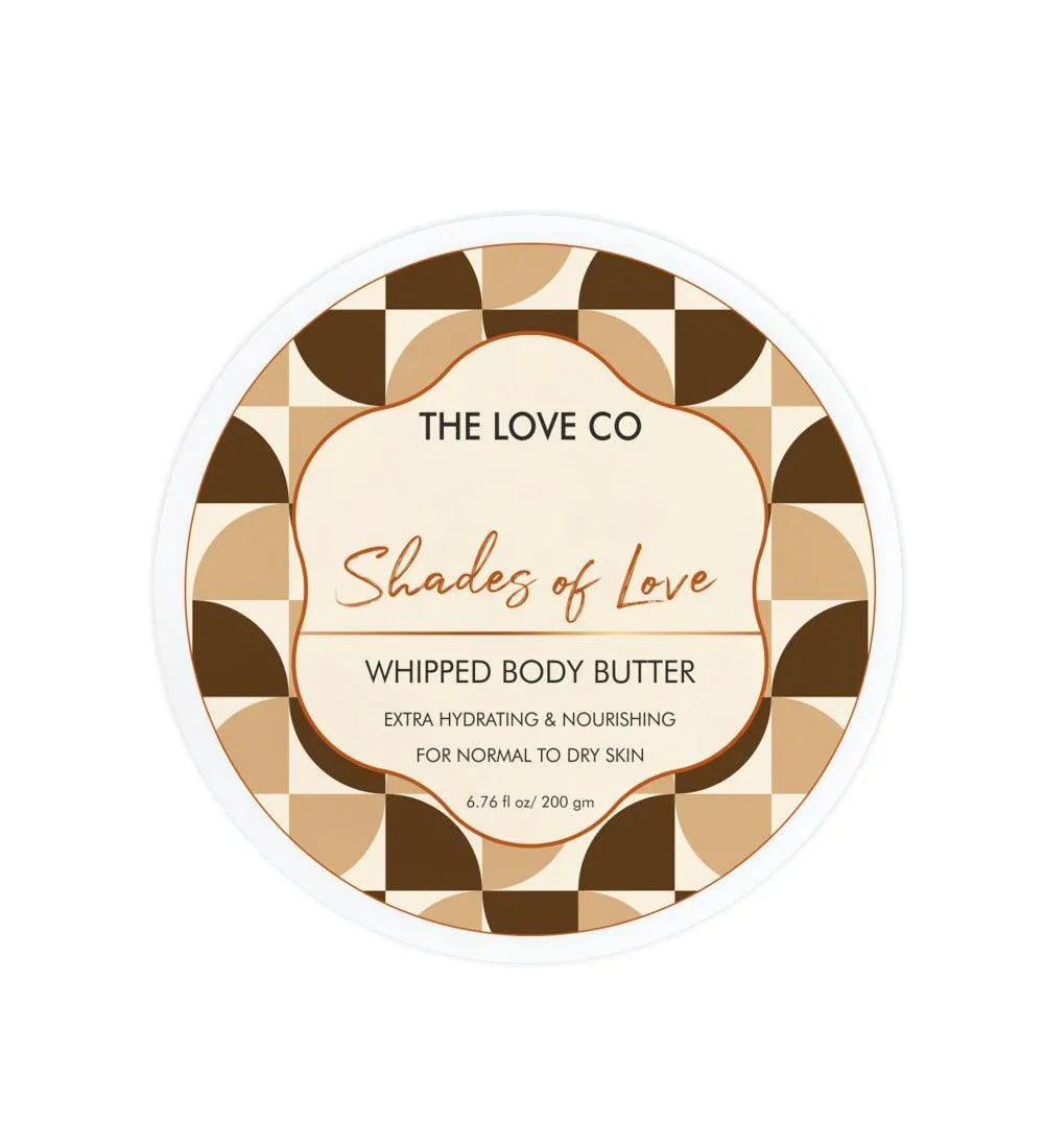 Shades Of Love Whipped Body Butter — ingredients and key actives panel