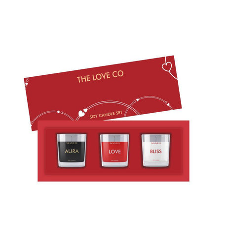 Soy Candle Set (Pack of 3) - The Love Co