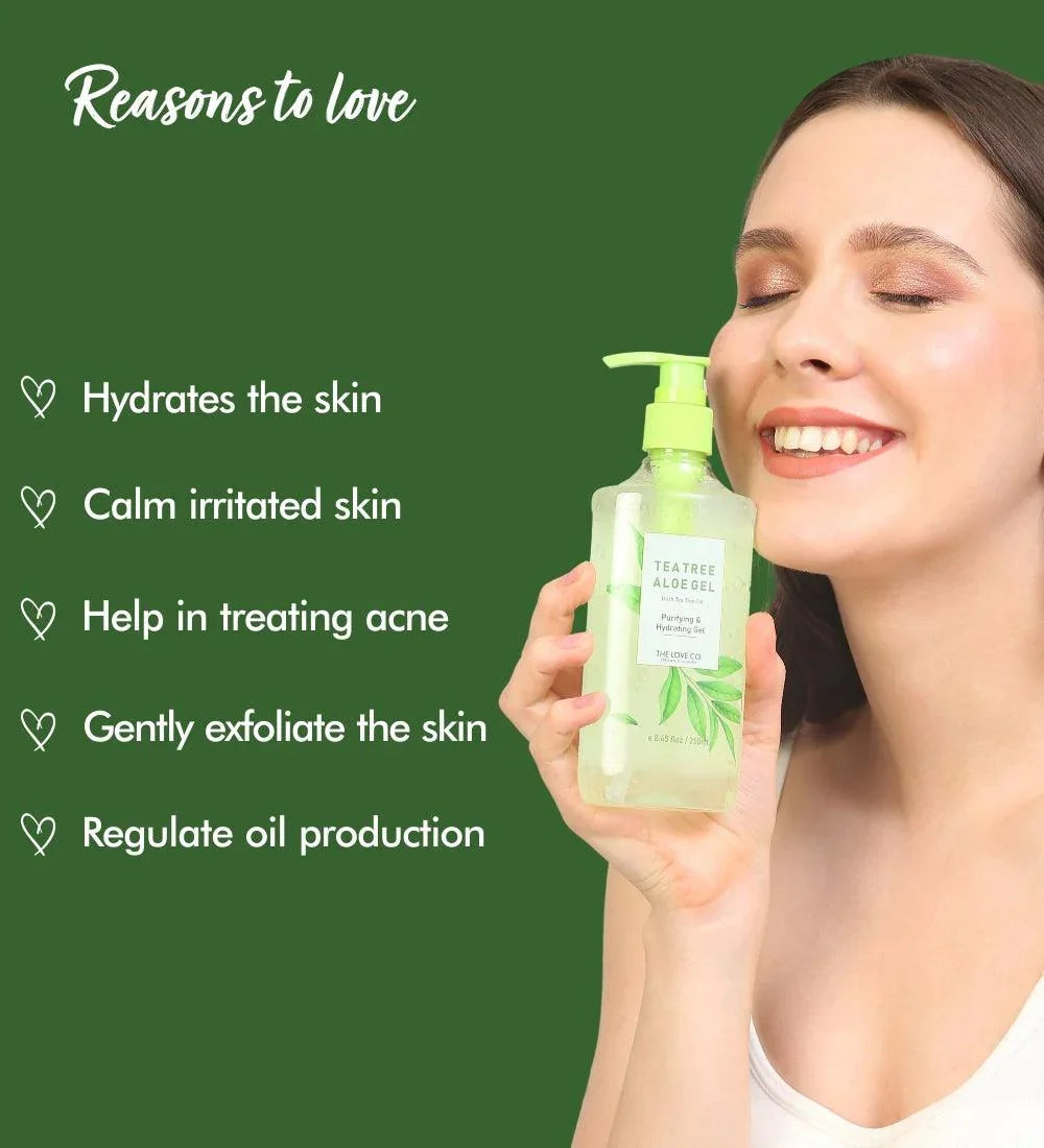 Tea Tree Aloe Gel — texture and consistency