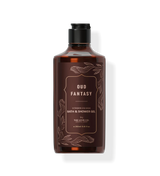 The Love Co Oud Fantasy shower gel 250ml brown bottle with gold floral design