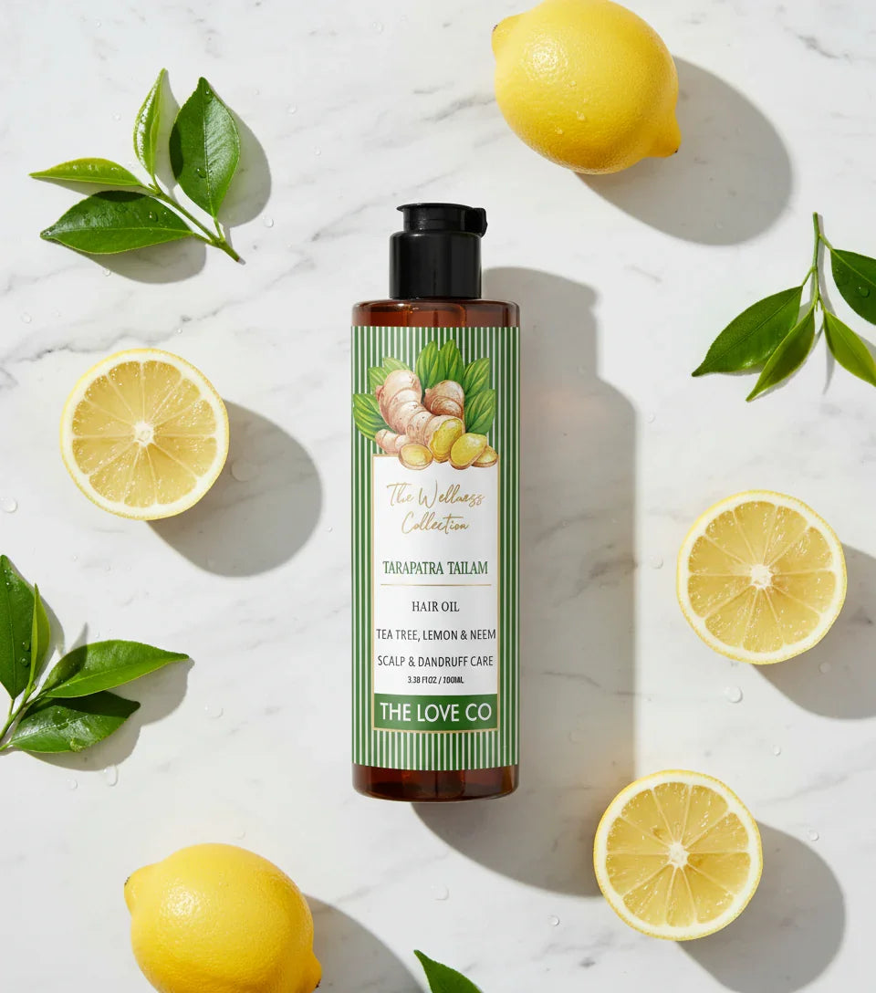 Tarapatra Tailam Tea Tree Lemon & Neem Hair Oil - The Love Co
