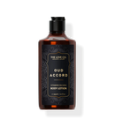 Oud Accord Body Lotion — front of bottle, fragrance-led body care