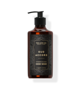 Oud Accord Hand Soap — front of bottle, fragrance-led body care