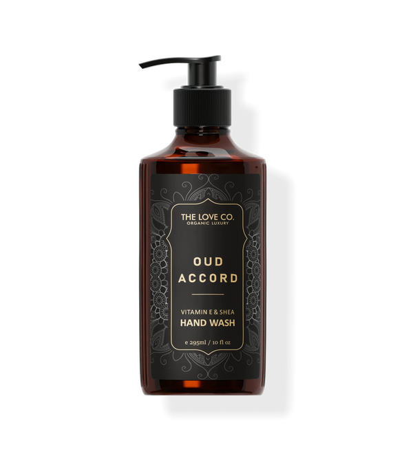 Oud Accord Hand Soap — front of bottle, fragrance-led body care