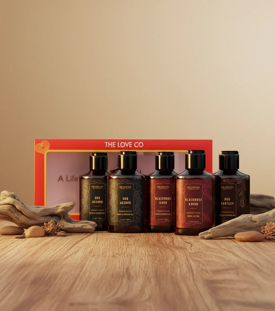 Oudh Gift Set Pack Of 5 Mini - The Love Co