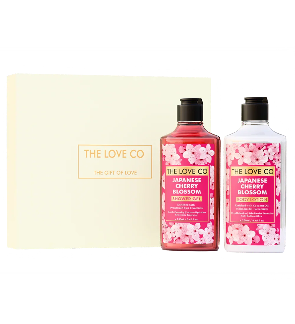 Japanese Cherry Blossom Duo Gift Set - The Love Co
