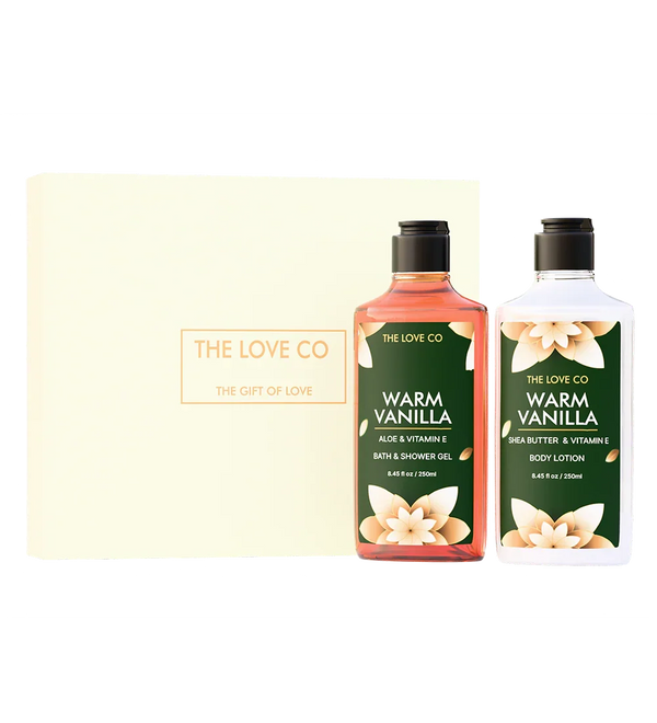 Warm Vanilla Duo Gift Set - The Love Co