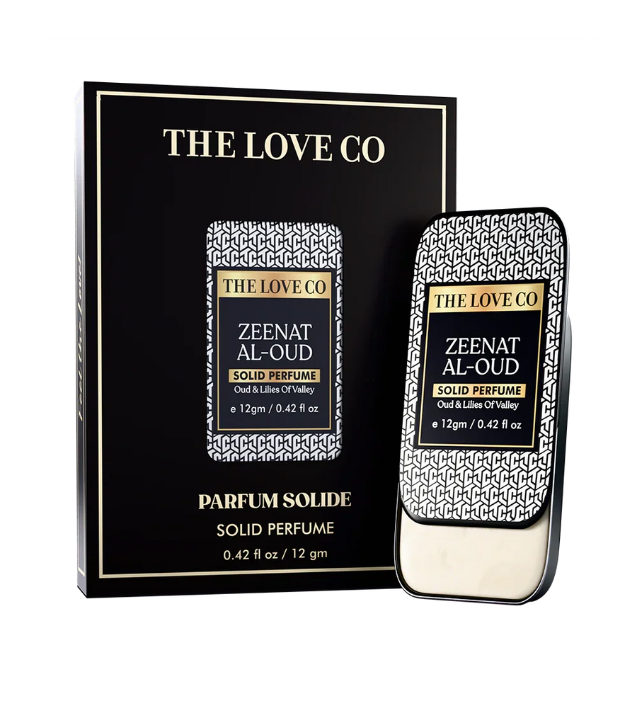 Zeenat Al-Oud Solid Perfume — front of bottle, fragrance-led body care
