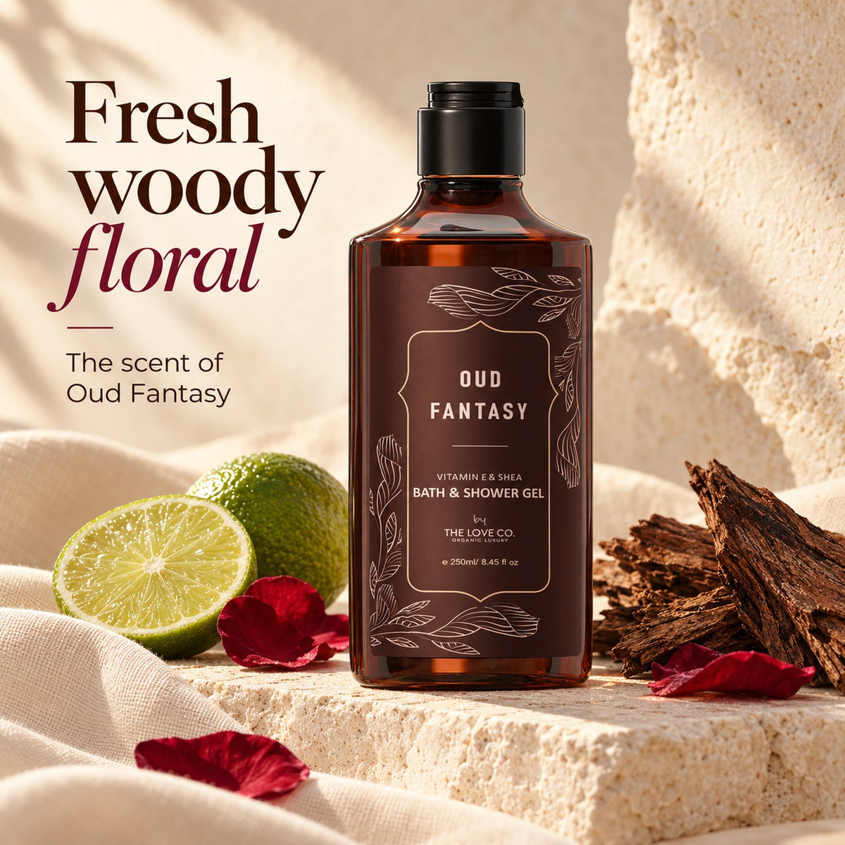 Oud Fantasy Body Wash, fragrance family