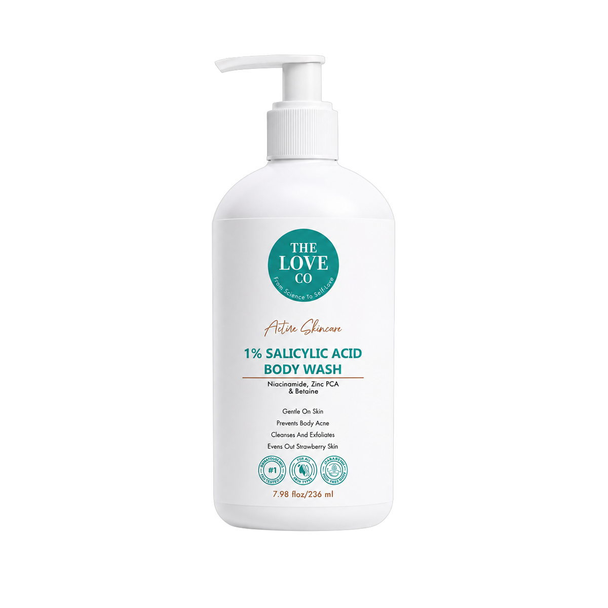 1 Salicylic Acid Body Wash Gentle Exfoliation Clear Skin