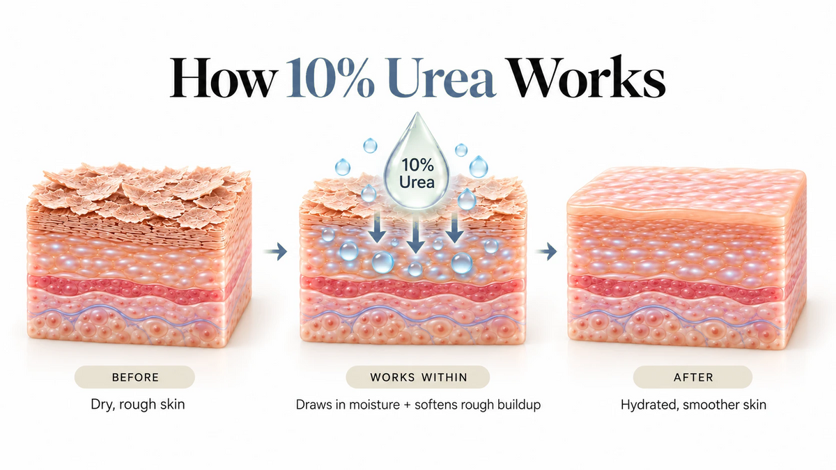 How 10% Urea works