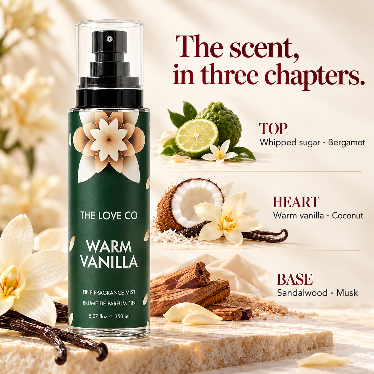 Warm Vanilla: Three Scent Chapters