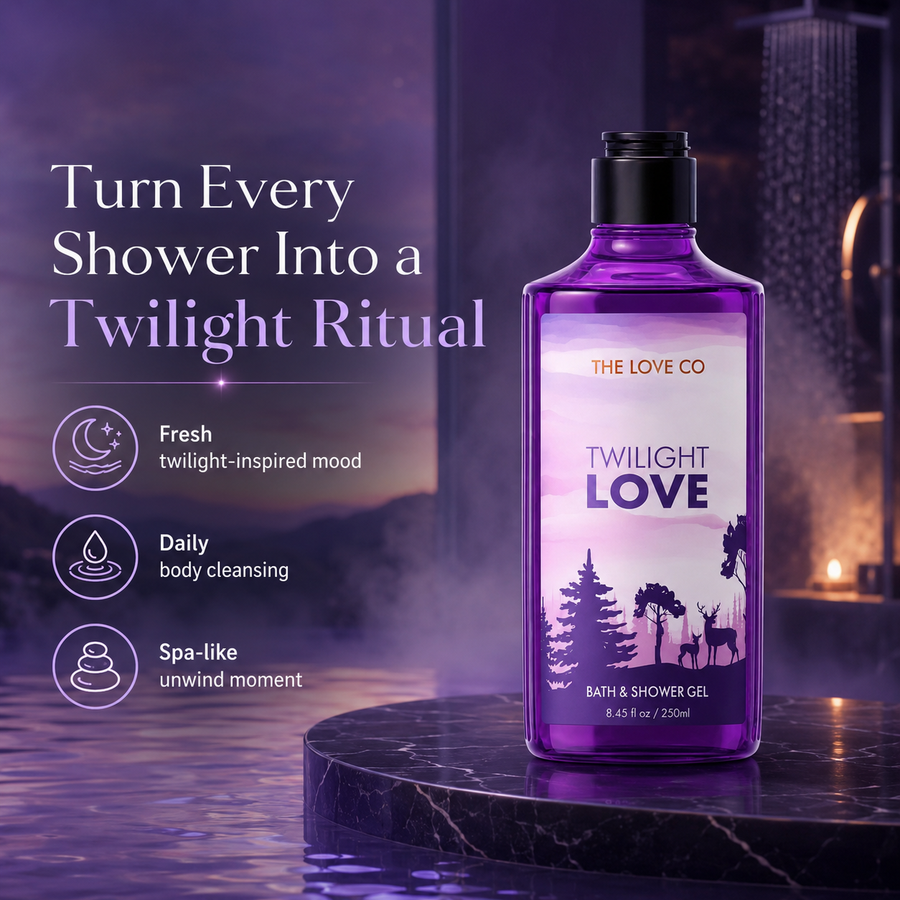 Twilight Love Body Wash — Berry, Rose, Musk – view 4 | The Love Co