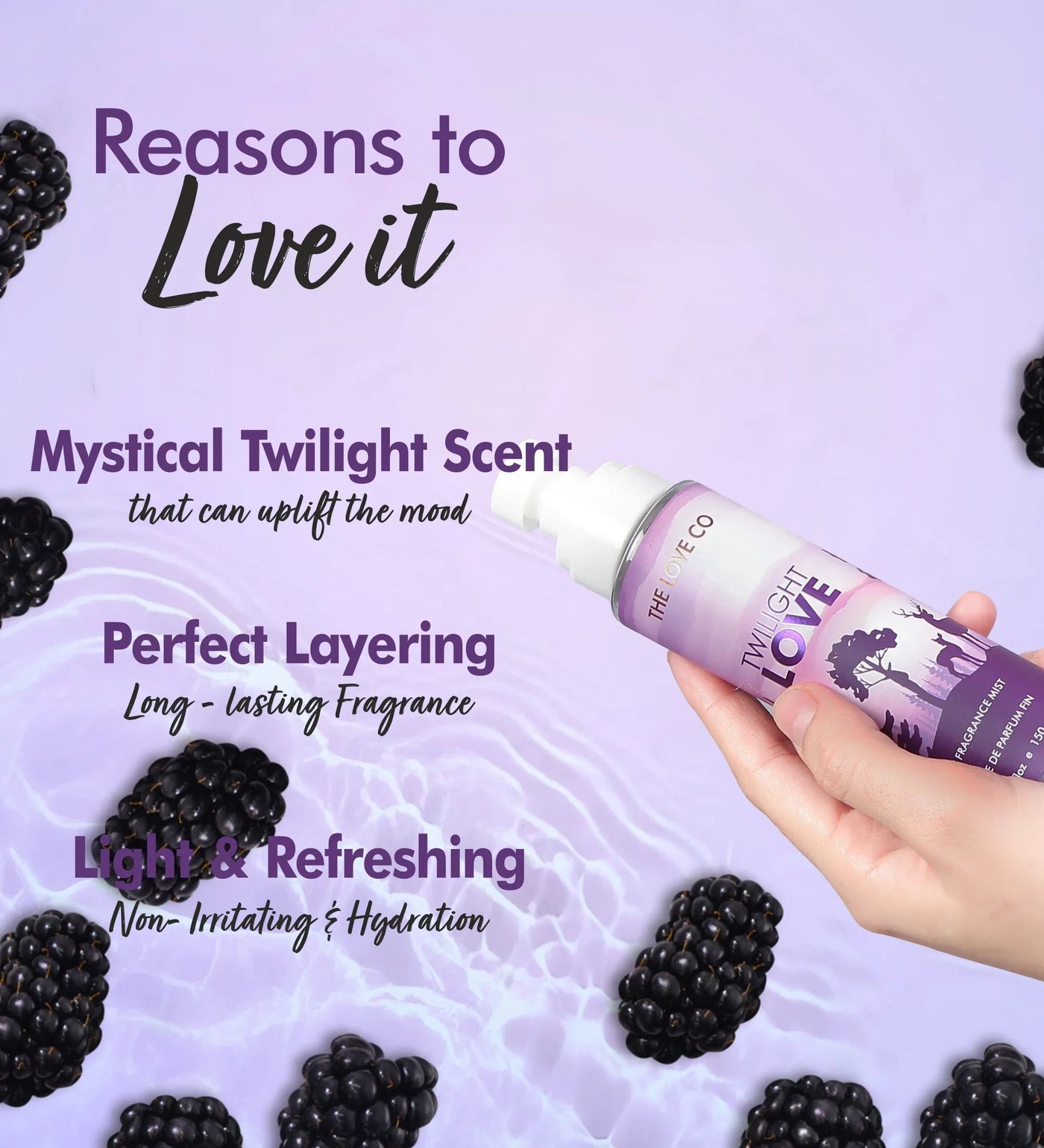 Twilight Love Body Mist — The Love Co fragrance-led body care
