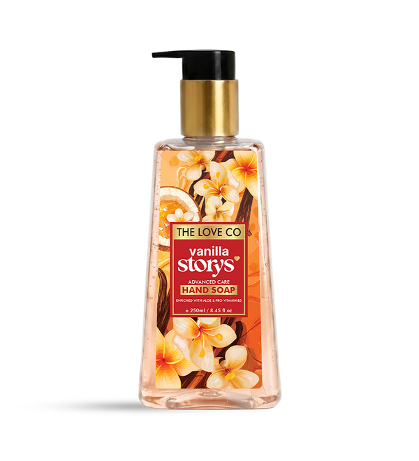Vanilla Storys Moisturising Hand Wash 250ml — vanilla orchid and caramel hand soap India — The Love Co