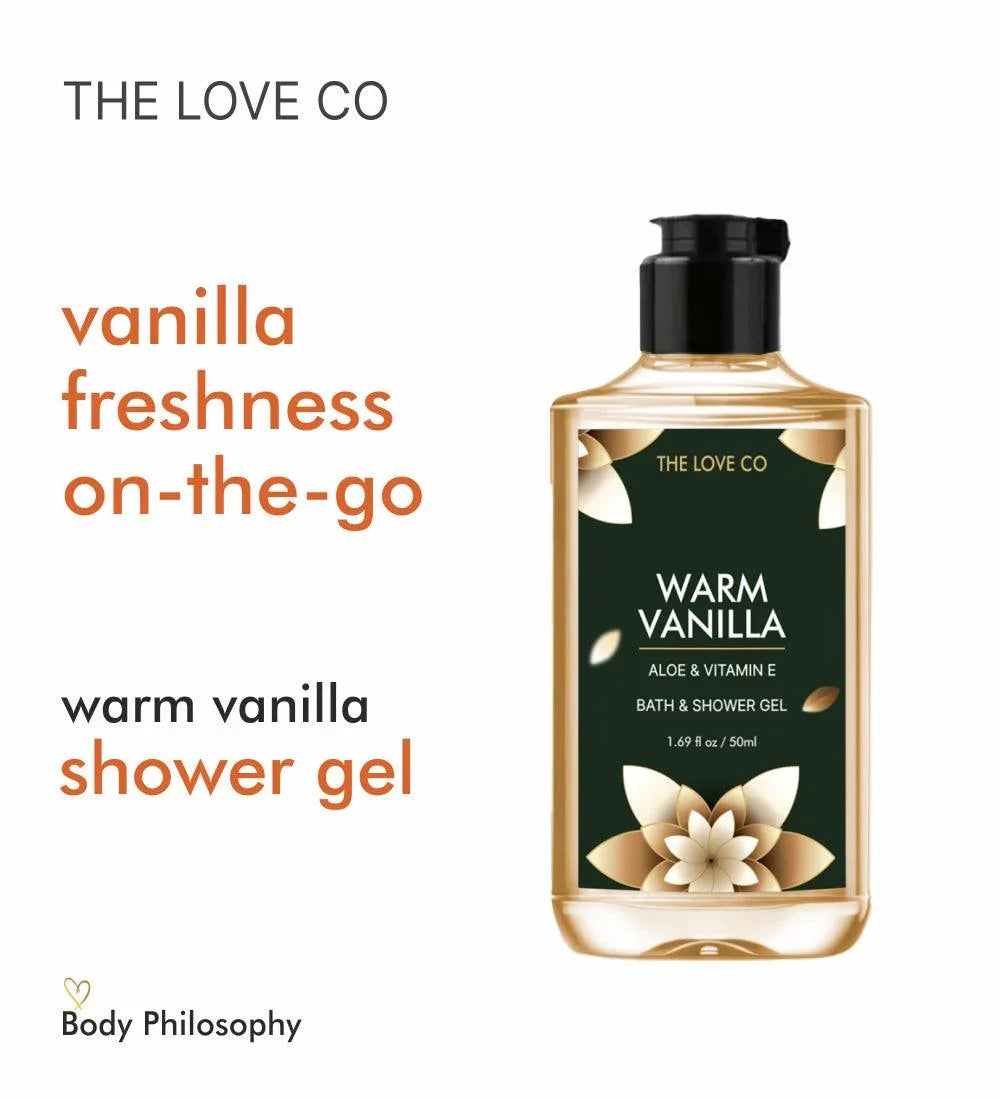 Warm Vanilla Mini Body Wash - The Love Co