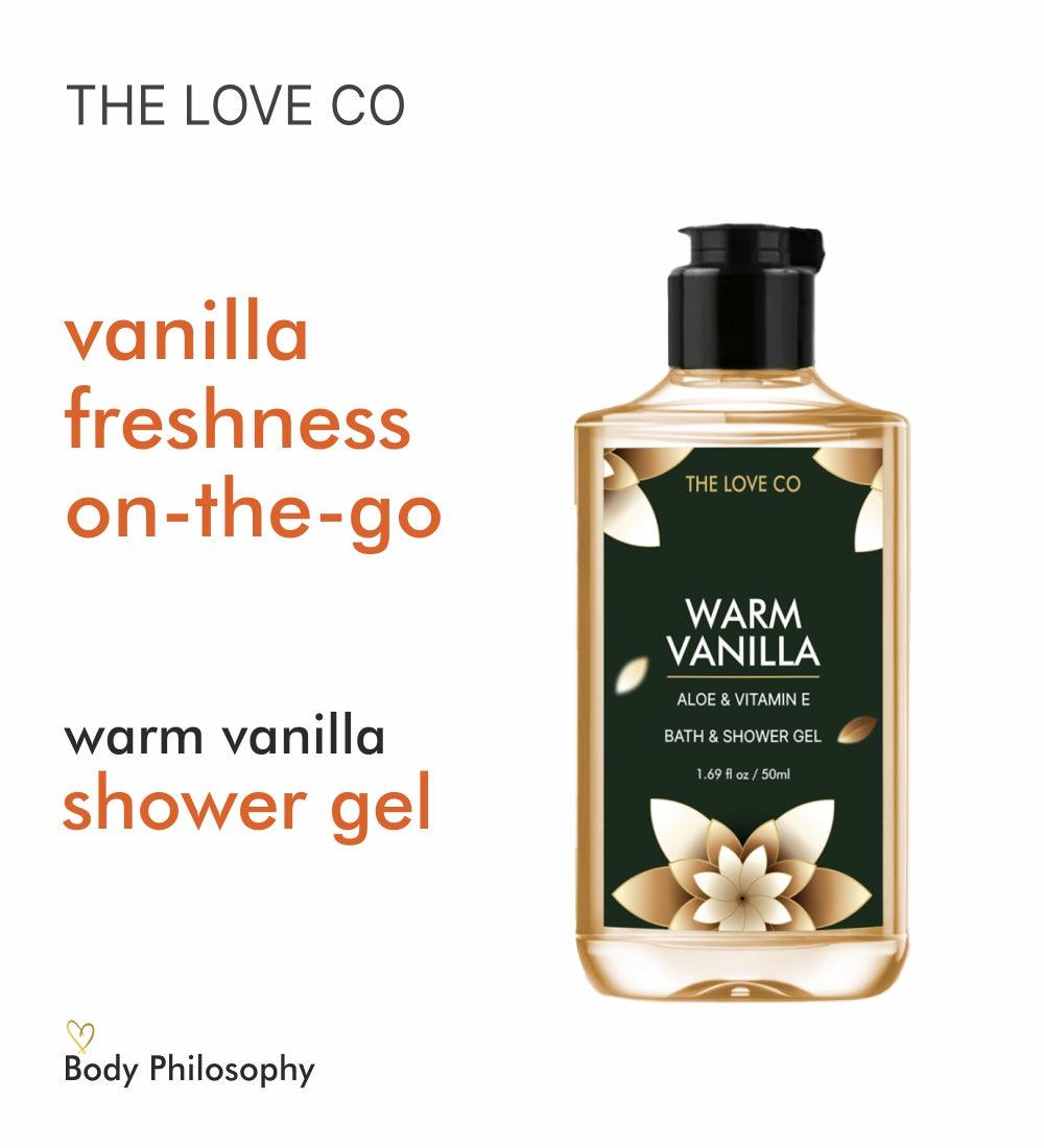 Warm Vanilla Mini Body Wash - The Love Co