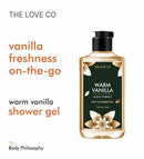 Warm Vanilla Mini Body Wash — texture and consistency