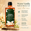 Warm Vanilla Body Wash — Caramel Vanilla Amber – view 2 | The Love Co