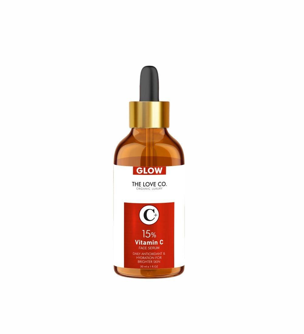 15% Vitamin C Face Serum - Glow Booster The Love Co