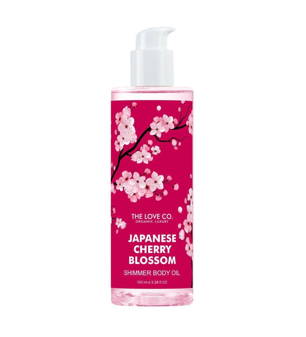 Japanese Cherry Blossom Shimmer Oil The Love Co