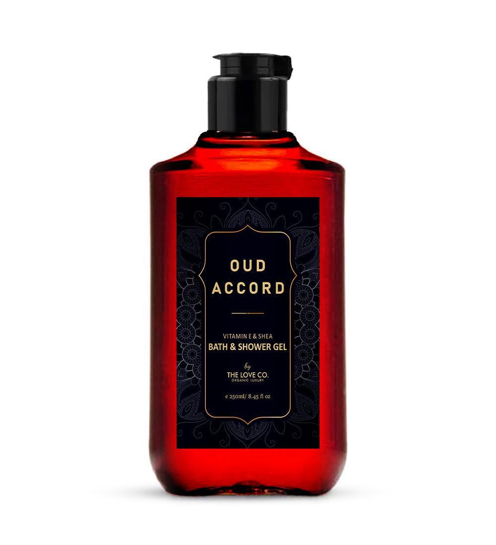 Oud Accord Bath &amp; Shower Gel The Love Co