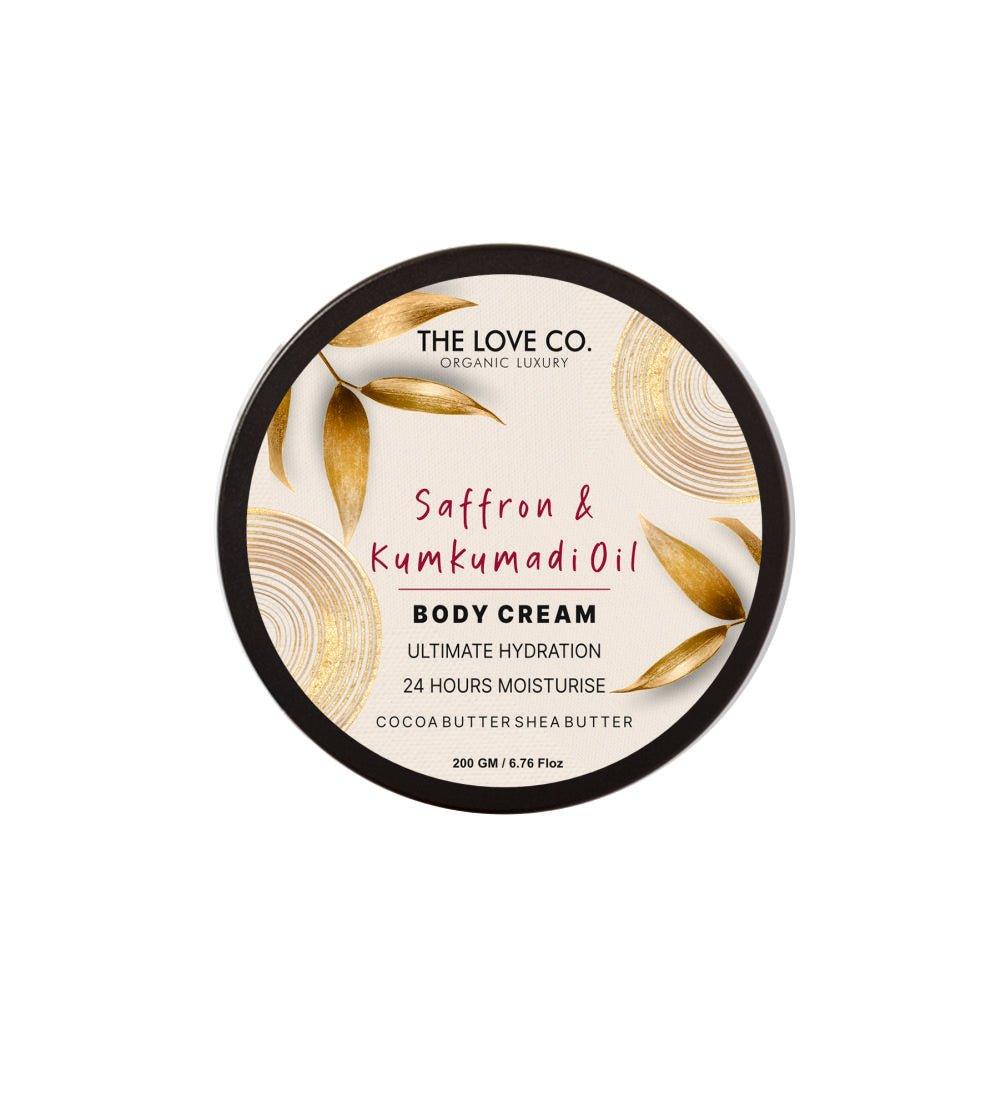 Saffron & Kumkumadi Oil Body Cream - The Love Co