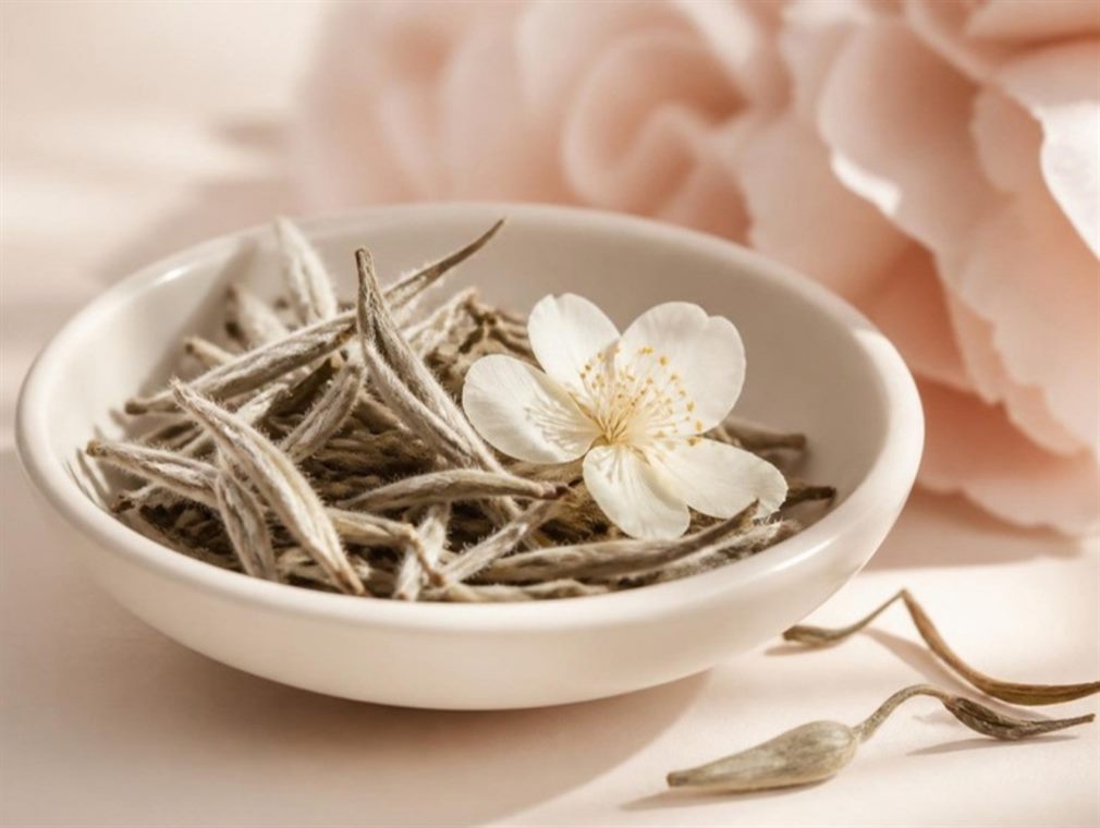 White tea buds