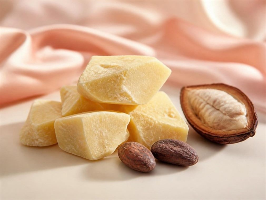 Cocoa butter chunks and beans
